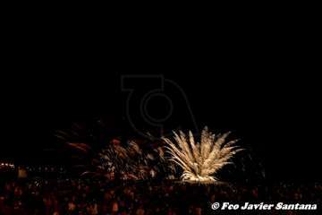 Los fuegos de Melenara 2018 (Foto Francisco Santana Ravelo)